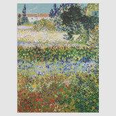 Vincent van Gogh - Flowering Garden Tissuepapier
