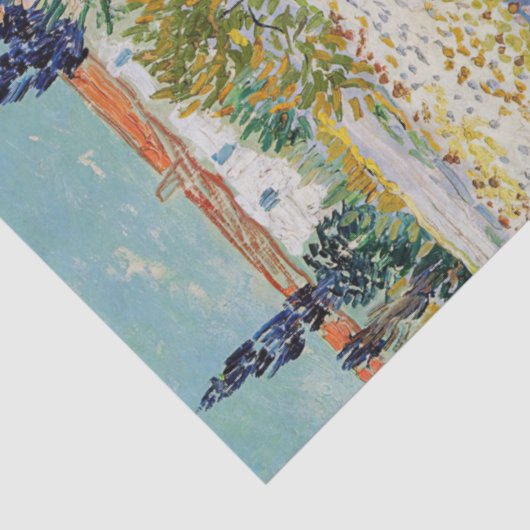 Vincent van Gogh - Flowering Garden Tissuepapier (Detail)