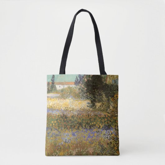 Vincent van Gogh - Flowering Garden Tote Bag (Voorkant)