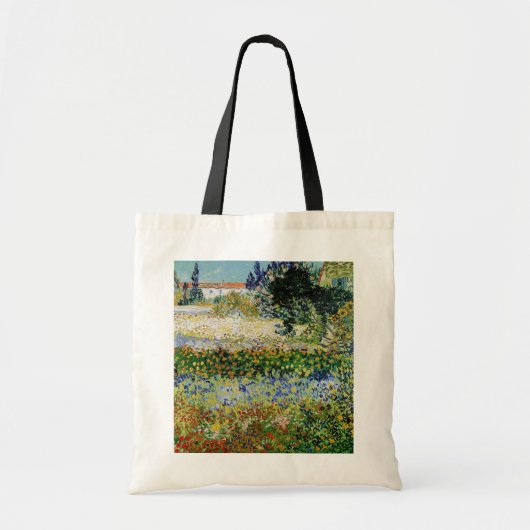 Vincent van Gogh - Flowering Garden Tote Bag (Voorkant)