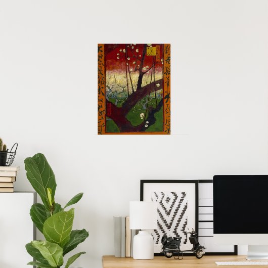 Vincent van Gogh Flowering Plum Orchard Gallery Poster (Thuiskantoor)