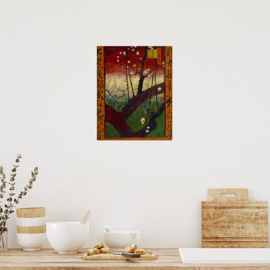 Vincent van Gogh Flowering Plum Orchard Gallery Poster (Keuken)