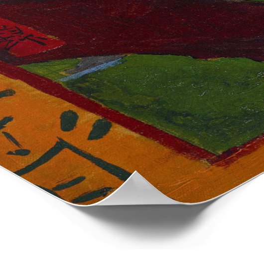 Vincent van Gogh Flowering Plum Orchard Gallery Poster (Hoek)