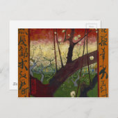 Vincent Van Gogh Flowering Plum Tree Art Briefkaart (Voorkant / Achterkant)