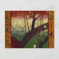 Vincent Van Gogh Flowering Plum Tree Art