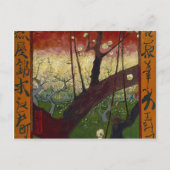 Vincent Van Gogh Flowering Plum Tree Art Briefkaart (Voorkant)