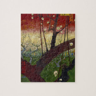 Vincent Van Gogh Flowering Plum Tree Art Legpuzzel
