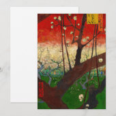 Vincent van Gogh - Flowering Plum Tree Bedankkaart (Voorkant / Achterkant)