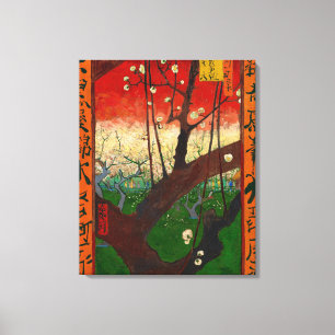 Vincent van Gogh - Flowering Plum Tree Canvas Afdruk
