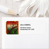 Vincent van Gogh - Flowering Plum Tree Etiket (Insitu)