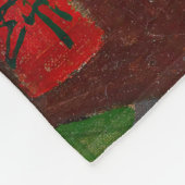 Vincent van Gogh - Flowering Plum Tree Fleece Deken (Hoek)