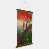 Vincent van Gogh - Flowering Plum Tree Hangend Wandkleed (Gebogen)