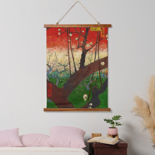 Vincent van Gogh - Flowering Plum Tree Hangend Wandkleed (Slaapkamer)