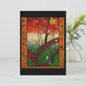 Vincent van Gogh - Flowering Plum Tree Kaart (Staand voorkant)