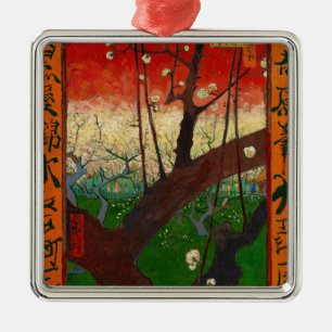 Vincent van Gogh - Flowering Plum Tree Metalen Ornament