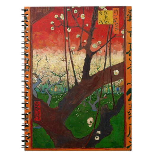Vincent van Gogh - Flowering Plum Tree Notitieboek (Voorkant)