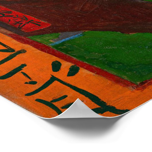 Vincent van Gogh - Flowering Plum Tree Poster (Hoek)