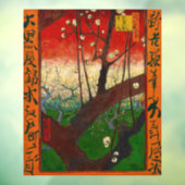 Vincent van Gogh - Flowering Plum Tree Raamsticker (Vel 3)