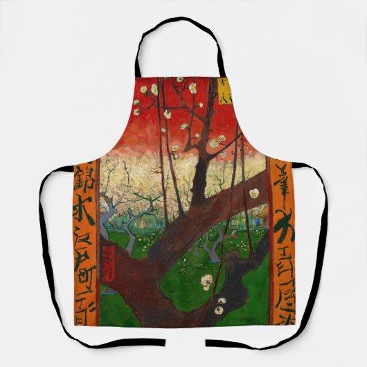 Vincent van Gogh - Flowering Plum Tree Schort (Voorkant)