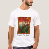 Vincent van Gogh - Flowering Plum Tree T-shirt (Voorkant)