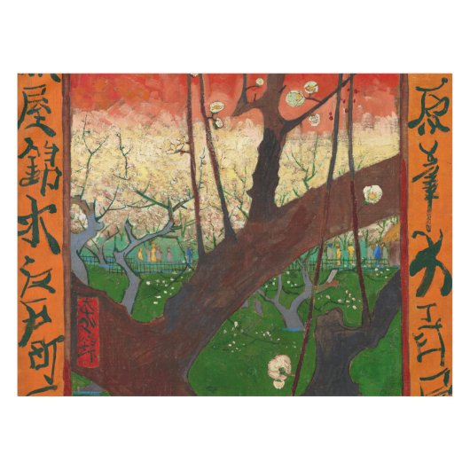 Vincent van Gogh - Flowering Plum Tree Tafelkleed (Voorkant (Horizontaal))