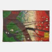 Vincent van Gogh - Flowering Plum Tree Theedoek (Horizontaal)