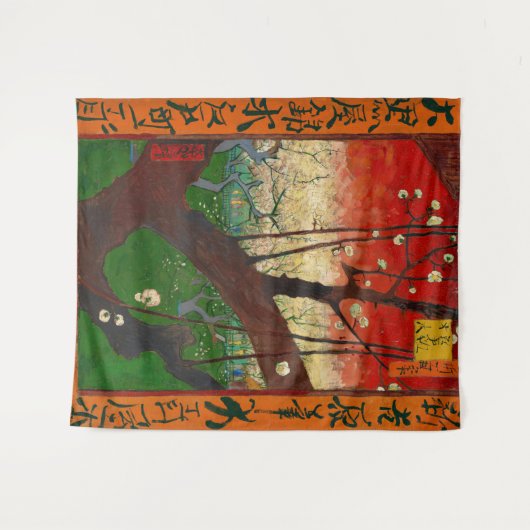 Vincent van Gogh - Flowering Plum Tree Wandkleed (Voorkant (horizontaal))