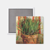Vincent van Gogh - Flowerpot met Chives Magneet (Voorkant / Achterkant)
