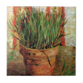 Vincent van Gogh - Flowerpot met Chives Tegeltje (Voorkant)