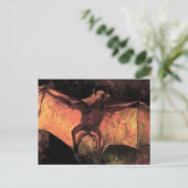 Vincent Van Gogh - Flying Fox - Halloween Fine Art Briefkaart (Staand voorkant)