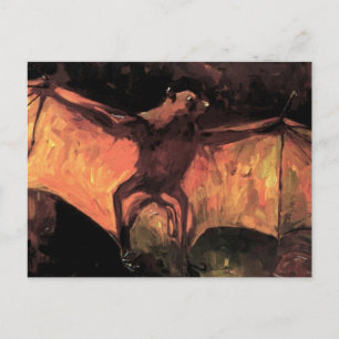 Vincent Van Gogh - Flying Fox - Halloween Fine Art Briefkaart