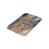 Vincent van Gogh - Four Cut Sunflower Badmat (Gekanteld)