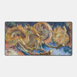 Vincent van Gogh - Four Cut Sunflower Bureaumat