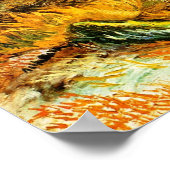 Vincent Van Gogh - Four Cut Sunflower Fine Art Poster (Hoek)