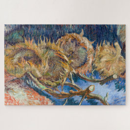 Vincent van Gogh - Four Cut Sunflower Legpuzzel