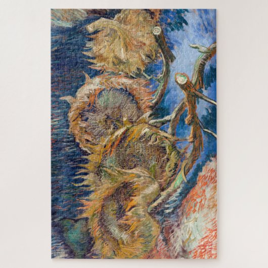 Vincent van Gogh - Four Cut Sunflower Legpuzzel (Verticaal)