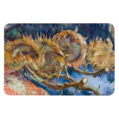 Vincent van Gogh - Four Cut Sunflower Magneet (Horizontaal)