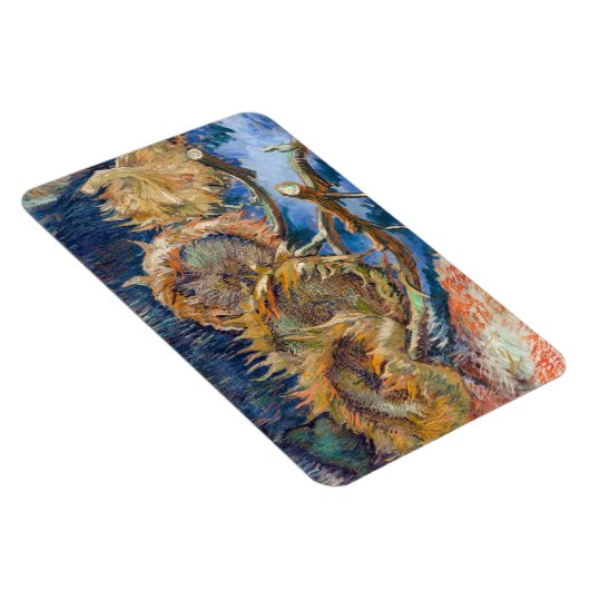 Vincent van Gogh - Four Cut Sunflower Magneet (Rechterzijde)