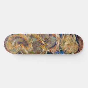 Vincent van Gogh - Four Cut Sunflower Persoonlijk Skateboard