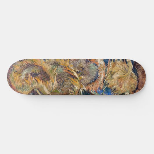 Vincent van Gogh - Four Cut Sunflower Persoonlijk Skateboard (Horizontaal)