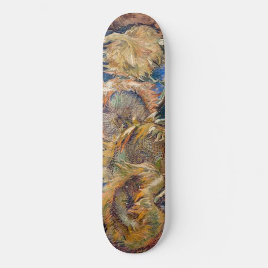 Vincent van Gogh - Four Cut Sunflower Persoonlijk Skateboard (Voorkant)