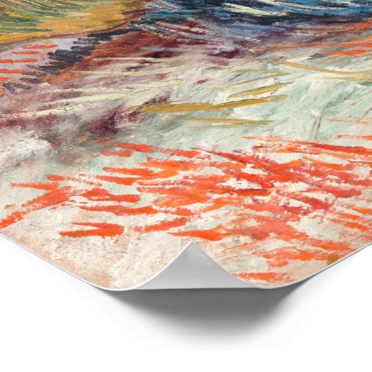 Vincent van Gogh - Four Cut Sunflower Poster (Hoek)