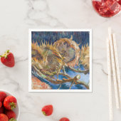 Vincent van Gogh - Four Cut Sunflower Servet (Insitu)