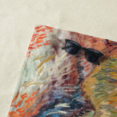 Vincent van Gogh - Four Cut Sunflower Strandlaken (In situ)