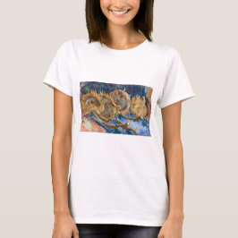 Vincent van Gogh - Four Cut Sunflower T-shirt