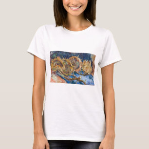 Vincent van Gogh - Four Cut Sunflower T-shirt