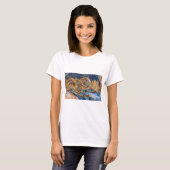 Vincent van Gogh - Four Cut Sunflower T-shirt (Voorkant volledig)