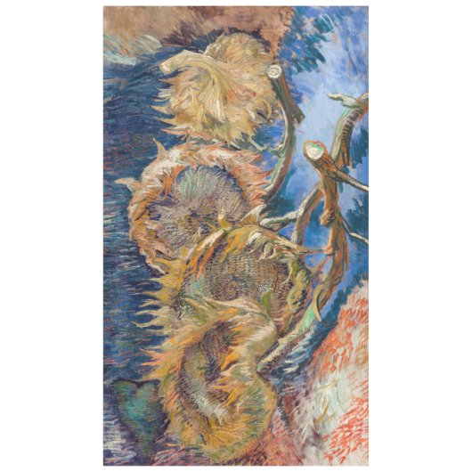 Vincent van Gogh - Four Cut Sunflower Tafelkleed (Voorkant)