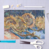 Vincent van Gogh - Four Cut Sunflowers Tissuepapier (Craft)
