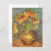 Vincent van Gogh - Fritillairen in een koperen vaa (Voorkant / Achterkant)